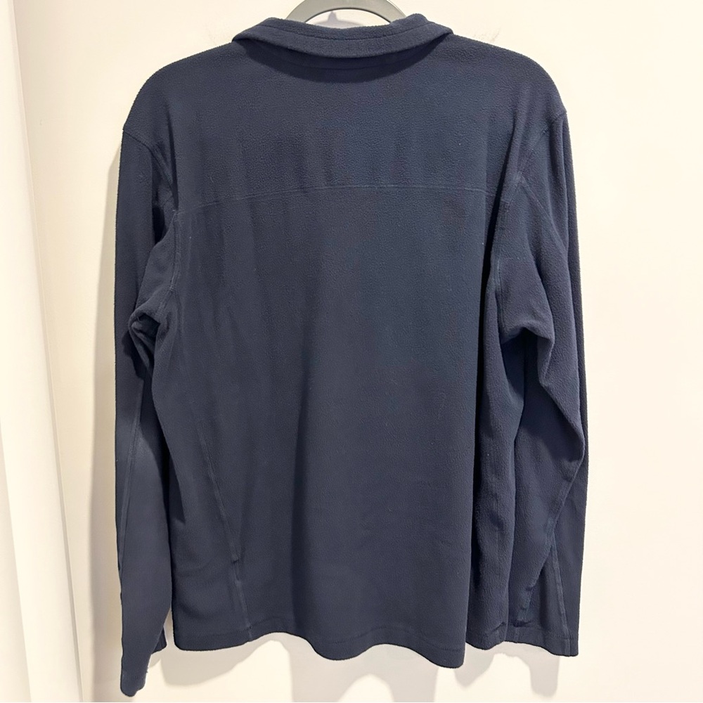 Patagonia Men’s Micro D Fleece Pullover Navy Blue Size Large - Picture 5 of 5